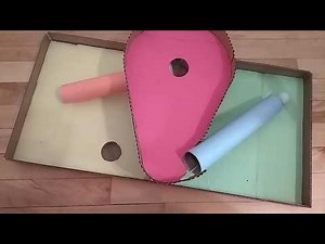 DIY How to make a mini golf from cardboard