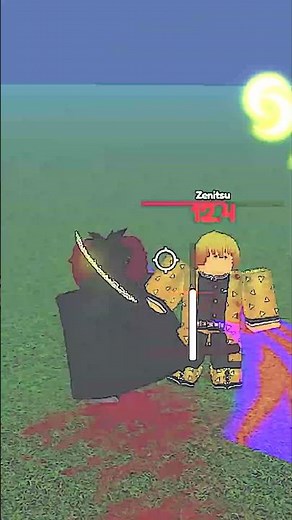 Crazy Moon Breathing Combo on Zenitsu | Demonfall #demonfall #robloxshorts #moonbreathing