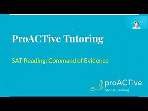 Practice Questions: Command of Evidence- 1 Video Lecture | Crash Course for Digital SAT