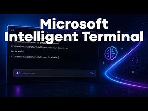 Microsoft Intelligent Terminal Adds AI Workflows to the Command Line