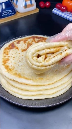 3ingredients. Easy and fast recipe. How to make flat bread at home. pancake recipe. Delicious food.
