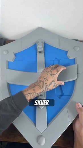 This 3D Printed Hylian Shield Took 77 HOURS #legendofzelda #diy #crafting