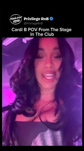Cardi B POV From The Stage In The Club