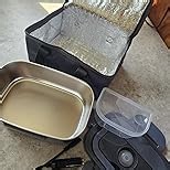 Electric Lunch Box for Adults, Portable Heated Lunch Box Food Warmer 80W Fast Heating Lunchbox 12/24/110/220V, 1.5L Lonchera Eléctrica Portátil Food Heater for Car/Truck Christmas White Elephant Gifts