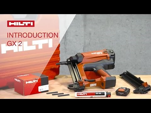INTRODUCTION to using the Hilti gas-actuated fastening tool GX 2