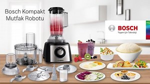 Aceleniz olduğu zamanlarda, Bosch Kompakt Mutfak Robotu ile mutfakta harcadığınız vakti en aza indirin! | Bosch Home