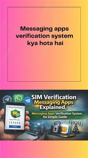 SIM Verification Messaging Apps Explained #ytshorts #Simverification #messagingapps #techexplained