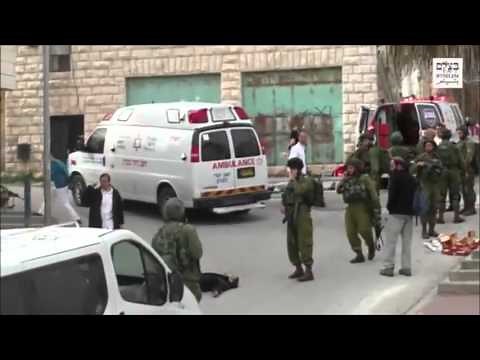 ירי החייל אלאור עזריה במחבל מחברון - בהילוך איטי
