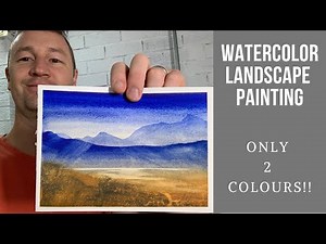 Watercolor Landscape Painting
