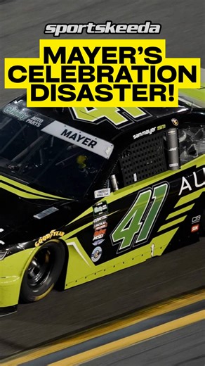 Sam Mayer WRECKS Haas in Wild Celebration Mistake! #SamMayer #NASCARXfinity #AtlantaRace #HaasFactoryTeam #RacingFail | Sportskeeda NASCAR