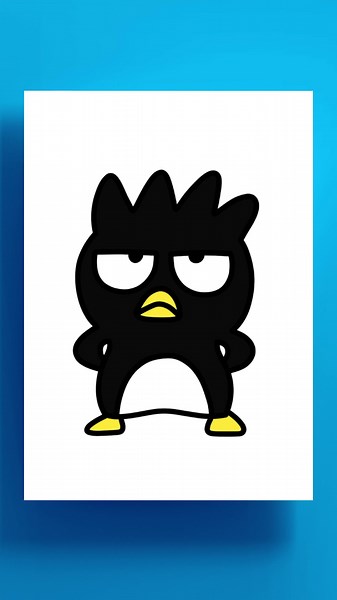 How to Draw Badtzmaru and Hello Kitty Characters