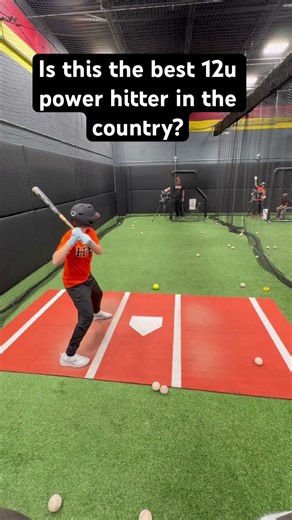 This kids gotta be the best power hitter #baseball #development #hitting #homerun #hardwork