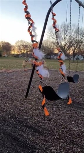 Swing Set Moves with No Wind 😱 | Creepy Halloween Playground Footage