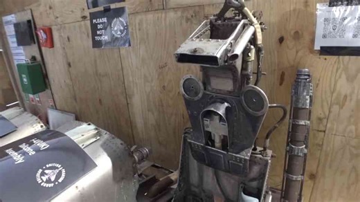 A real F-4 Phantom is being restored - engines still inside