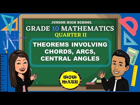 THEOREMS INVOLVING CHORDS, ARCS, CENTRAL ANGLES || GRADE 10 MATHEMATICS Q2