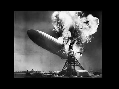 6th May 1937: The Hindenburg airship disaster in New Jersey