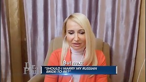 359K views · 786 reactions | A Russian bride-to-be claims that her American fiancé’s expectations for their marriage are "so last century." Full story: drphil.tv/050120 | Dr. Phil | Facebook