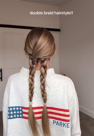 Double Braid Hairstyle Tutorial