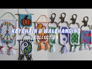Friendship Bracelet Collection Keychains + Wallhangings! Bracelet Collection Pt. 2