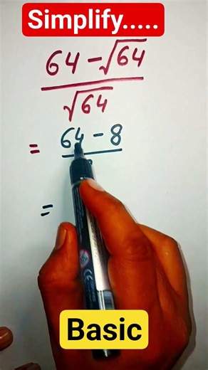 #shortvideo #maths ....Basic Simplification....🔥