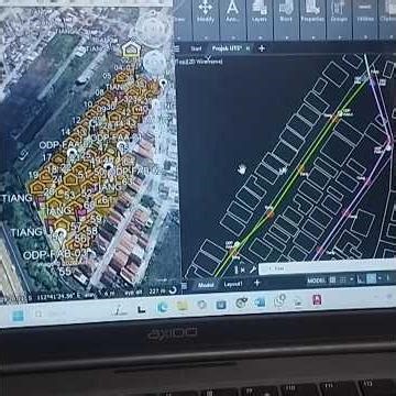 how to design a fiber optic network in Google Earth to AutoCAD #tech