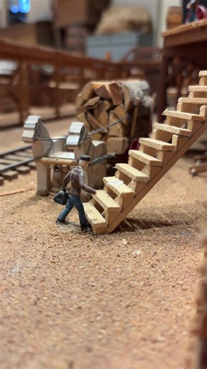 We’re moving your fan-favorite this week! It’s a great time to give you an up-close-and-personal look at the diorama featuring the Laird Norton Lumber Company. It’s a miniature glimpse of life at a Winona, Minnesota lumber mill in the 19th century! . . . #lumber #models #winonacountyhistoricalsociety #winonacountyhistorycenter #exhibits
