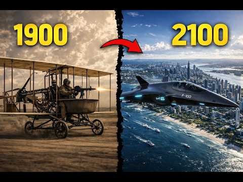 🇺🇸 American Warplane Evolution (1909–2100) | From First Flight to Future Dominance