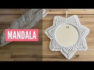 Macrame Mandala with Mirror | Step by Step