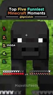 Top 5 FUNNIEST Minecraft Moments! THESE WILL MAKE YOU CRY OF LAUGHTER😂🙏🏼