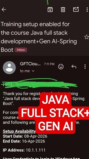 Accenture Java full stack+ gen AI update 2026 ✅💯 #accenture #shorts #shortvideo