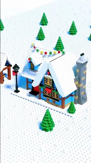 Longsor bola-bola salju, berbahaya! #keretaapi #lego #legoanimation #parody