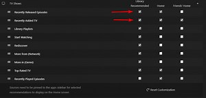 TV Show Recommended Tab Broken
