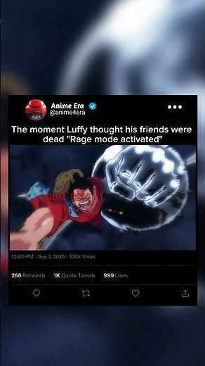 The moment Luffy thought his friends were dead "Rage mode activated" #onepiece #luffy #shorts #kaido