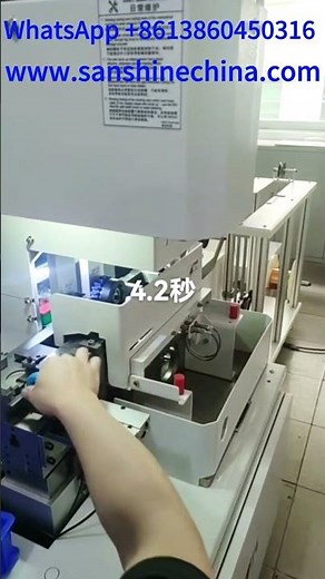 Toroid rectangular core flat wire standing up layout coil winding machine robot (SS-RTF01) #inductor