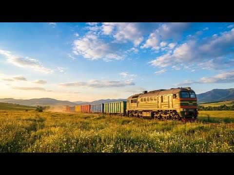 Cute Train for Kids Colorful Toy Train Adventure