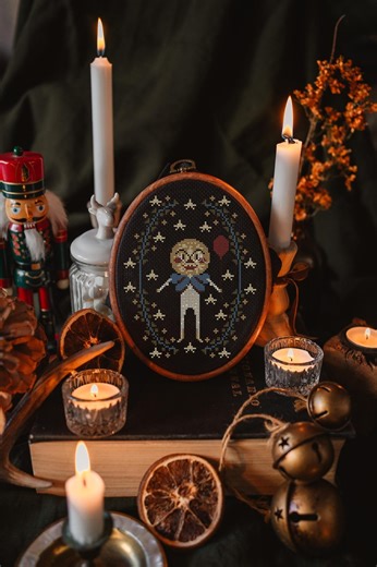 Christmas Sun Cross Stitch Pattern / Digital Download / Winter / Witch / Spooky Season / Spooky Art - Etsy Canada