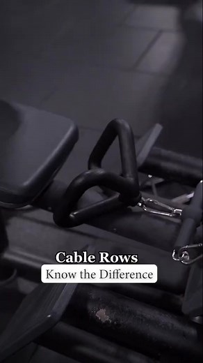 Cable Rows: Know the Difference ⚠️ #rows #back | Hazzy Fitness