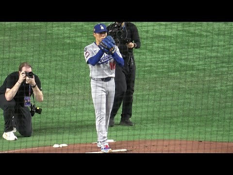 粋な計らい⭐️MLB開幕㊗️ドジャース山本由伸登場⚾️VINAI「Frontier(Extended Mix)」が流れる⭐️2025.3.18⚾️ドジャース対カブス