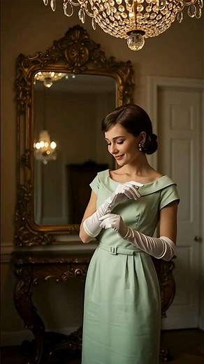 The Elegance That Never Fades — Audrey Hepburn’s Eternal Grace 👑 #ClassicBeauty #HollywoodLegend