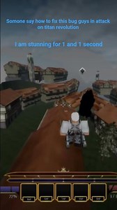 how to fix this bug?!!#attackontitanrevolution#aotr#roblox