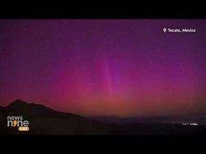 Rare Aurora Displays Amidst Record Geomagnetic Storm | News9