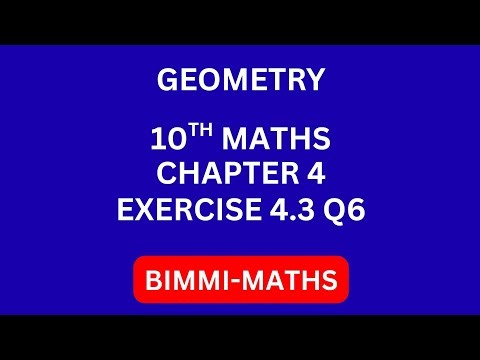 10th Maths Chapter 4 exercise 4.3 Q6