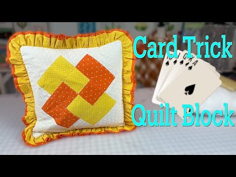 Quilt Smarter: Simple Method for the Card Trick Block | The Sewing Room Channel
