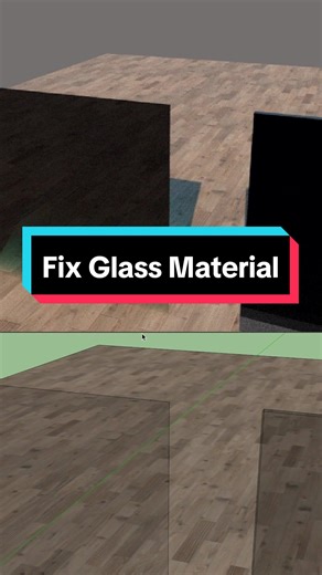 How to fix glass material in #Vray #archviz