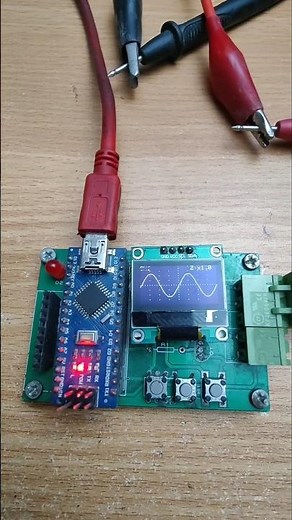 DIY Mini Oscilloscope #kiyanislab #jlcpcb #arduinoproject #jlcpcb