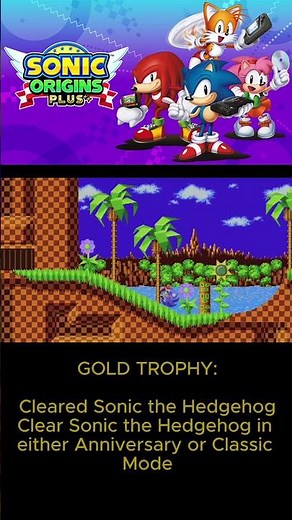 🎮 Sonic Origins Plus 🏆 Cleared Sonic the Hedgehog