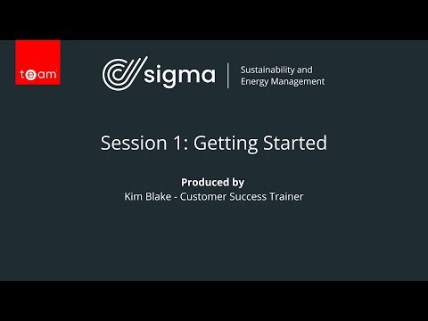 Sigma Training : Getting Started