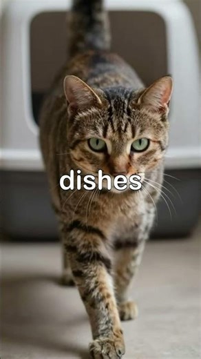 How to train a cat to use the litter box #shorts