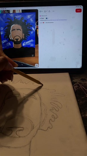 Sketching J Cole: A Unique Art Experience