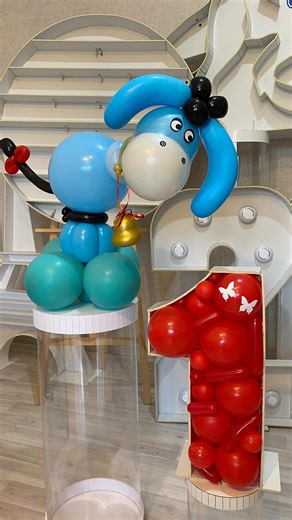 FREE TUTORIAL 💙 Balloon donkey. How to make. Free tutorial on our YouTube channel. Link in bio #balloonart #fun #top #lifehacks #tips #balloon #balloonartist #patterns #patrones #mosaicballoon #balloonmosaic #balloondecor #mosaicframesforballoons #balloonsdecoration #balloonstylist#stuffedballoons | Genballoon